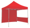 Zoom solid Color Popup Tent with back wall and side wall