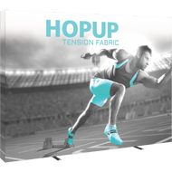 Hopup 10ft straight full graphic 4x3 with Endcaps