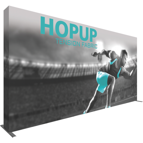 Hopup 15ft straight full graphic 6x3 with Endcaps