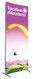 VECTOR FRAME CURVED 01 FABRIC BANNER DISPLAY LEFT VIEW