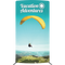 VECTOR FRAME CURVED 02 FABRIC BANNER DISPLAY CONVEX FRONT VIEW