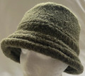 Forest Green Boucle Fleece Bucket Hat