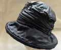 Navy Ruched Waterproof Hat