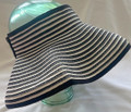 Black & Natural Straw Visor