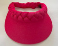 Deep Coral PlaitedJumbo Peak Visor