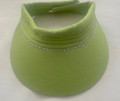 Lime Green Jumbo Peak  Bling Velcro Back Visor