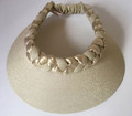 Two Tone Gold Out of Africa Plaited  Sun Visor