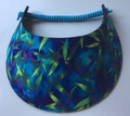 Lime on Turquoise Foam Visor