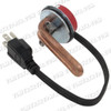 Aftermarket style block heater with attached cord