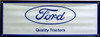 FO001-BAN  Ford Tractors Banner (Blue / White)