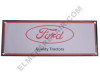 FO003-BAN  Ford Tractors Banner (Red / Gray)