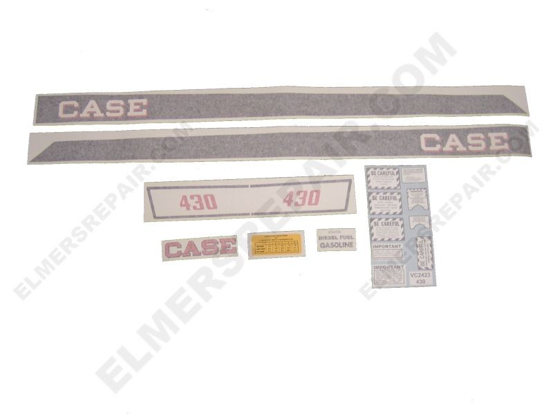 Er Vc244a Case 430 Late Decal Set Black Stripe Elmer S Repair Inc