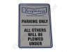 FE001PARK   Ferguson Blue/Gray Parking Sign