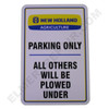 NH001PARK   New Holland Parking Sign