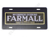 FA006-LP Farmall McCormick License Plate (Gray)