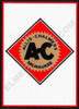 AC008-FBAN  Allis Chalmers Diamond Logo Banner (Flag Style)