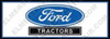 FO004-BAN  Ford Tractors Banner (Blue / White Oval)