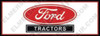 FO005-BAN  Ford Tractors Banner (Red / White Oval)