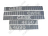 ER- VC202 Case 4690 Hood & Cab Decal Set