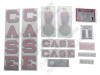 ER- VC105A Case 15-27 Decal Set (Red Fender Decal)