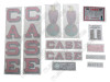 ER- VC106A Case 18-32 Decal Set (Red Fender Decal)