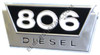 ER- 381558R1 IH 806 Diesel Side Emblem