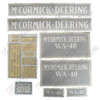 ER- VI432 McCormick-Deering WA40 Decal Set