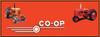 CP001-BAN CO-OP Banner with 2 Tractors