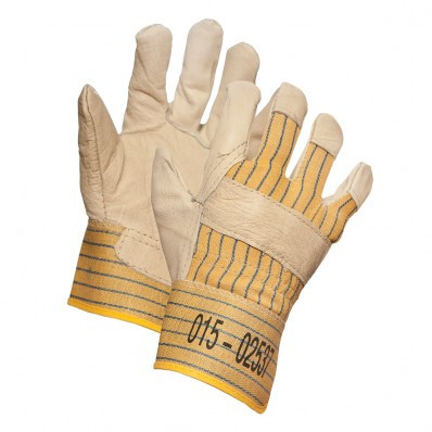 Ladies' Grain Cowhide Premium Leather Gloves With Safety Cuffs | Safetyapparel.ca