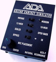 ADA GCS-5 Guitar Cabinet Simulator& DI Box Pedal - Musictoyz.com