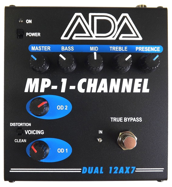 ADA MP-1 overdrive distortion guitar pedal that replicates the