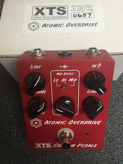 Xts Atomic Overdrive Guitar Pedal For Blistering Tone