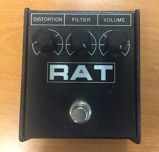 USED ProCo Rat2 Distortion Overdrive guitar pedal that is a