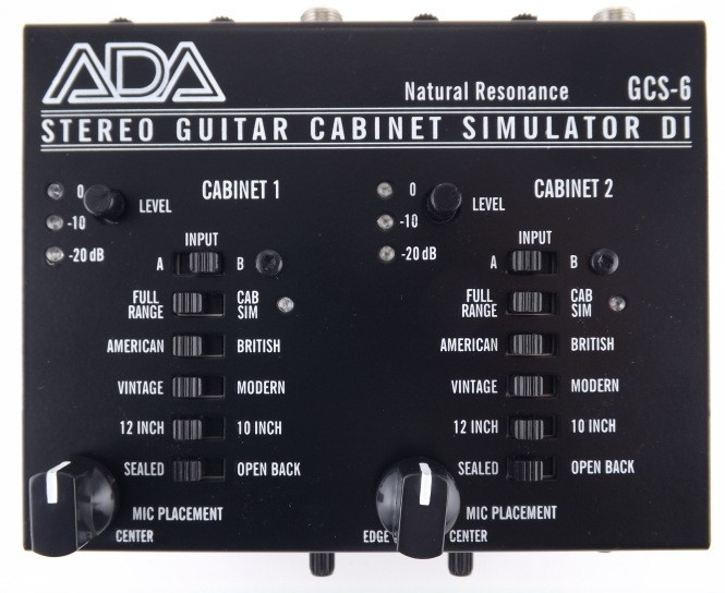 ADA GSC-6 Cabinent Simulator and DI Box - Musictoyz.com