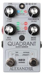 Alexander Quadrant Delay Guitar Effect Pedal 