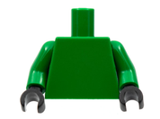 Minifig Torso - Green with black gloves