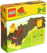 LEGO 2736 Duplo - Train Points (Switching Tracks) Expansion Set 