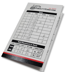 The Ultimate Football Game Information Card (Pad of 30)