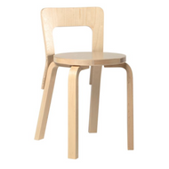 Legs, seat edge-band and backrest: birch, clear lacquer
Seat: birch, clear lacquer