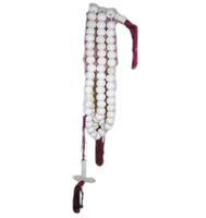 Plain White Beads Mala