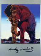 Fabulous Official Authorized Warhol ENDANGERED Species Wildlife Elephant