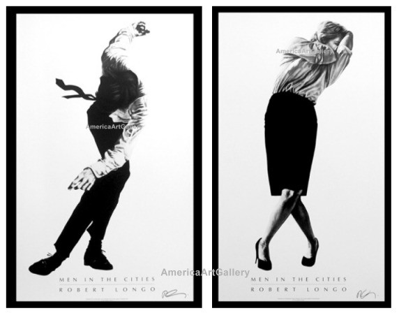 Robert Longo Fine art prints /'Men in the Cities/' 1