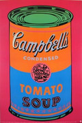 Huge Andy Warhol Official Authorized Campbells Soup Can