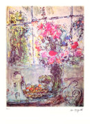 Marc Chagall Flowers & Fruits Signed Limied Edition Litho with COA