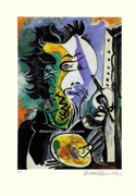 Pablo Picasso Cubist Artist At Work Signed Ltd Ed Wcoa