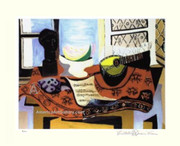Pablo Picasso Cubist Mandolin Still Life Signed LE Wcoa