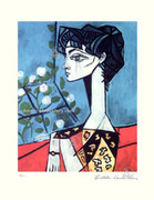 Pablo Picasso Wife Of Picasso Hand Signed Limited Edition With COA