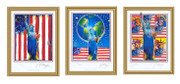 Peter Max Fab HAND SIGNED AMERICA Collection Suite Limited ED with COA's