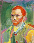 Peter Max Rare Fabulous Dymanic Van Gogh Serigraph