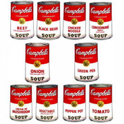 Andy Warhol Campbell Soup Sunday B Screenprints 10 Print Collection Suite
